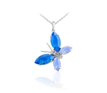 Придбати - підвіску біжутерію  Кулон з ланцюжком з кристалами Swarovski (1546920)