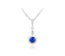 Придбати - підвіску біжутерію  Кулон з ланцюжком з кристалом Swarovski (1663634)