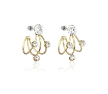 Придбати - сережку біжутерію  Сережки з кристалами Swarovski в позолоті (1500480)