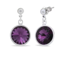 Придбати - сережку біжутерію  Сережки з кристалами Swarovski (1639599)