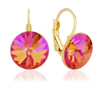 Придбати - сережку біжутерію  Сережки з кристалами Swarovski в позолоті (1655244)