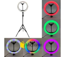 Придбати - кільцеве світло  Кільцева RGB LED лампа 30 см зі штативом 2 метри (кільцеве світло) для селфі/фото/відео/інстаграма/тік струму/візажиста
