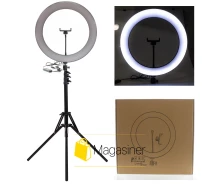 Придбати - кільцеве світло  Кільцева лампа (селфі кільце) 36 см зі штативом 2м для блогера/селфі/фотографа/візажиста (1147-tg)