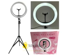 Придбати - кільцеве світло  Набір блогера 2 в 1 Кільцева LED лампа 33 см з тримачем для телефону Selfie кільце. Кільцеве світло LC-330 +Подарунок Штатив 2,1м + bluetooth пульт (1253)
