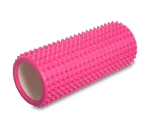 Придбати - масажний валик  Роллер для занять йогою масажний CF88 Massage Roll Рожевий (33х12см) (FI-1730-P)