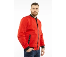 Придбати - чоловічий бомбер  Бомбер чоловічий Time of Style 120POB20533 4XL Червоний