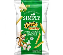 Придбати - чипсы  Чіпси Cheetos Simply Crunchy White Cheddar Jalapeno 240.9 г