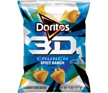 Придбати - чипсы  Чіпси Doritos 3D Crunch Spicy Ranch 17.7g