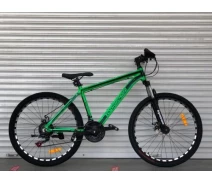 Придбати - велосипед  Спортивний велосипед TopRider 26 дюймів з Алюмінієвої Рамою Гірський велосипед Топ Райдер 26 дюймів САЛАТОВИЙ