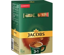 Придбати - каву  Кавовий напій Jacobs Monarch 3в1 Caramel 15г х 24шт (8714599104378)