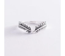 Придбати - срібне кільце  Кільце зі срібла, розмір 17.5 (1755833)