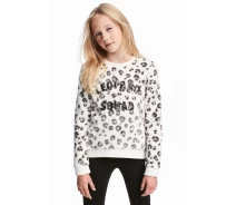 Придбати - дитячий світшот  Світшот H&M 170см білий леопард 75374626