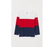 Придбати - дитячий реглан і лонгслів  Лонгслів H&M 134 140см білий, червоний, синій 2068135042