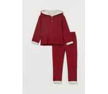 Придбати - дитячий костюм і комплект  Костюм (худі, брюки) H&M 110 116см бордовий 23089518832