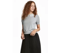 Придбати - жіночу футболку  Футболка H & M S сірий 4097316