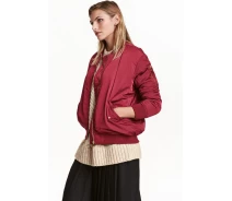 Придбати - жіночий бомбер  Бомбер H & M 46 бордовий 4279514