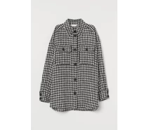 Придбати - жіночу сорочку  Сорочка H & M L XL чорно білий клітина 21128216740