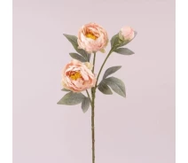 Придбати - штучну квітку і рослину  Гілка півонії Flora персикова 72962