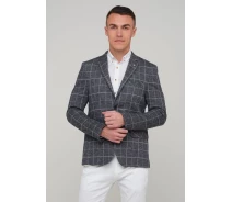 Придбати - чоловічий піджак і жакет  Піджак Trend Collection 6266-3 Сірий + клітка 56