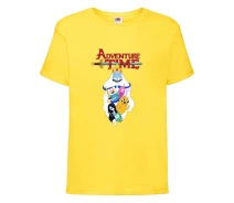 Придбати - дитячу футболку  Футболка дитяча Час Пригод 0020 (Adventure Time) жовта (ADT yel 0020) 152 см