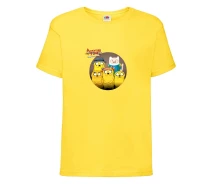 Придбати - дитячу футболку  Футболка дитяча Час Пригод 0019 (Adventure Time) жовта (ADT yel 0019) 140 см