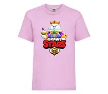 Придбати - дитячу футболку  Футболка дитяча Brawl Stars Lou King (Бравл Старс Лу Король) рожева 164 см