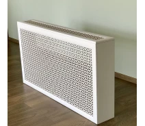 Придбати - решітку та екран на батарею  Короб на батарею Decorpaneli 60х90х17 см Білий