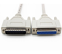 Придбати - кардрідер  Подовжувач LPT DB25 M-F, 25Pin, 1.5m, сірий, OEM, Q25 (2112-ytg)