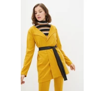 Придбати - жіночий кардиган  Жіночий кардиган з поясом Alexis 27553-MUSTARD M Гірчичний