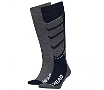 Придбати - чоловічу термобілизну  Шкарпетки Unisex Ski V-Shape Kneehigh 2P 791004001 43-46 Синьо-сірий (60468003)
