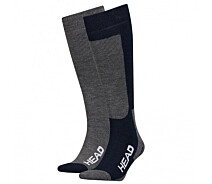 Придбати - чоловічу термобілизну  Шкарпетки Unisex Ski Kneehigh 2P 791003001 43-46 Синьо-сірий (60468001)
