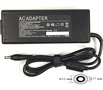 Придбати - адаптер для ноутбука  Блок живлення для ноутбуків PowerPlant ACER 220V, 19V 120W 6.32A (5.5*1.7) (AC120F5517)