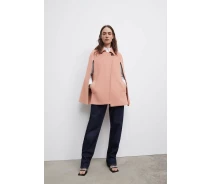 Придбати - жіноче пальто  Пальто Zara S персиковий 8491332172