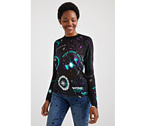 Придбати - жіночий пуловер  Пуловер DESIGUAL 21WWJF60 XL Чорний (8445110220894)