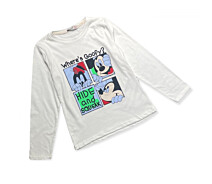 Придбати - дитячу футболку  Кофта Disney Mickey Mouse (Міккі Маус) 092/098 см Білий TRW5864423