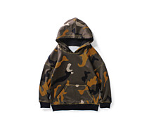 Придбати - дитяче худі  Худі дитяче з принтом коричневе камуфляж Children's camouflage AKL (140) (58825)