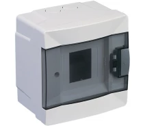 Придбати - розподільний щит та шафу  Короб 4-модульний Makel 63004 прозора кришка для прихованого монтажу