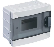 Придбати - розподільний щит та шафу  Короб 6-модульний Makel 63006 прозора кришка для прихованого монтажу