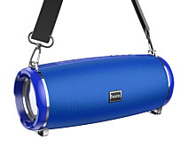 Придбати - портативну колонку  Портативна Bluetooth колонка HOCO HC2 LED 2400 мАч blue