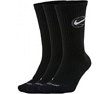 Придбати - чоловічу шкарпетку  Шкарпетки Nike CREW EVERYDAY BBALL чорні 3 пари DA2123-010 Розмір 35-38 (DA2123-010_35-38)