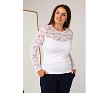 Придбати - жіночу кофту  Fashions Жіноча блузка кофта "Ізабелла" Fashions XL білий (7428-ні)