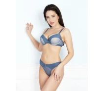 Придбати - жіночий комплект білизни  Комплект ISSA PLUS BL2-164 80C/L синій