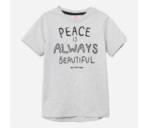 Придбати - дитячу футболку  Футболка для дівчинки H&M 0632495 98 см, 104 см Сірий 56446