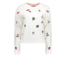 Придбати - жіночу толстовку  Толстовка onlCONVERSATION EMBROIDERY PRINT BOX SWT 15132740CloudDancer ONLY Білий
