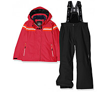Придбати - чоловічий спортивний костюм  Костюм лижний GIRL SET JACKET+PANT 39W1995-H856 CMP 152 Чорний,Червоний