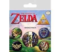Придбати - подарок для геймеров  Набір значків The Legend of Zelda Badgepack (5шт.)