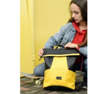 Придбати - рюкзак  Рюкзак рол Sambag RollTop MQN Чорний з жовтим (24320628)