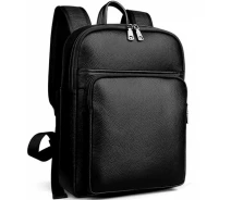 Придбати - рюкзак  Чоловічий шкіряний рюкзак чорного кольору Tiding Bag N2-191116-3A