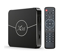 Придбати - HD-медіаплеєр  Смарт ТВ приставка X98 Plus 4/64 Гб Smart TV Box Android 11 (554-1)