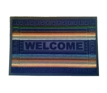 Придбати - килим і килимок  Килимок гумовий блакитний "Welcome" 60х90см
